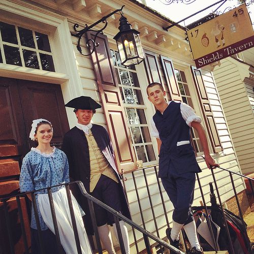 Costumed Staff at Shields Tavern