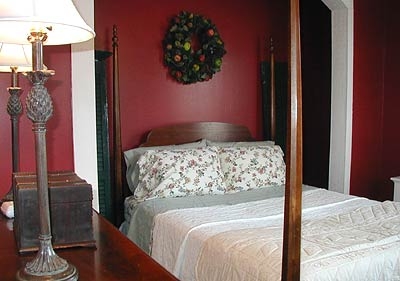 The inn's bedrooms still carry their original colonial charm.