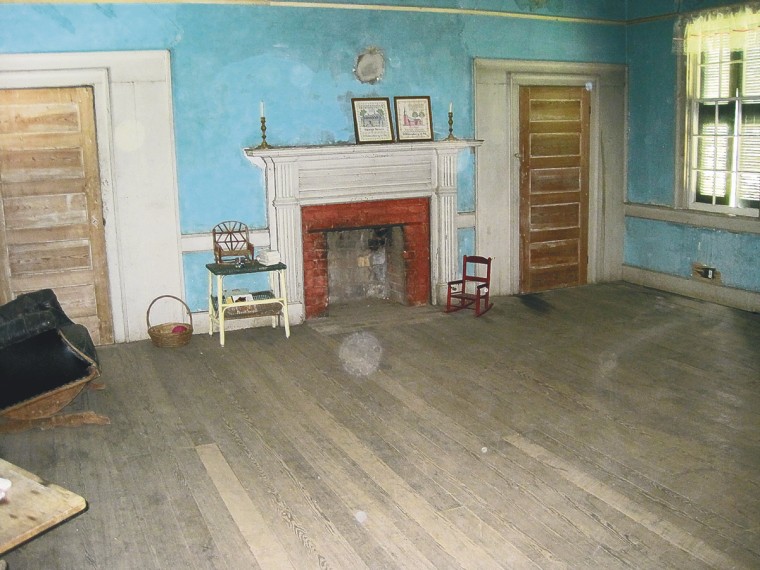 "Clara's Room" in Major Graham Mansion. The strange circles in this image - orbs of supernatural energy, or just a case of bad photography?