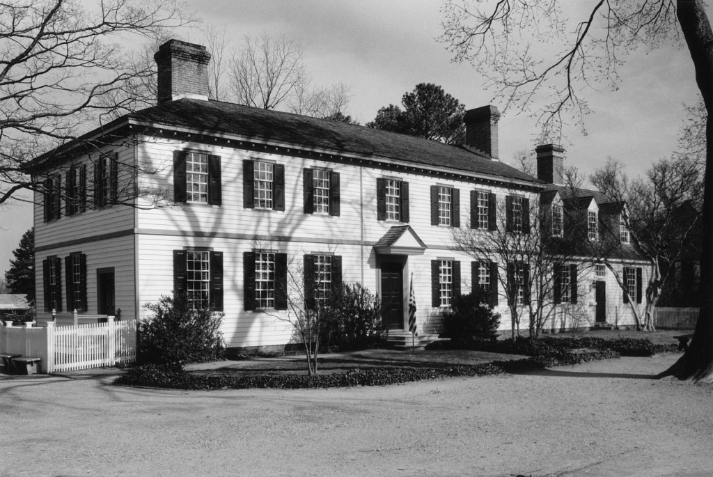 The haunted Peyton Randolph House in Colonial Williamsburg.