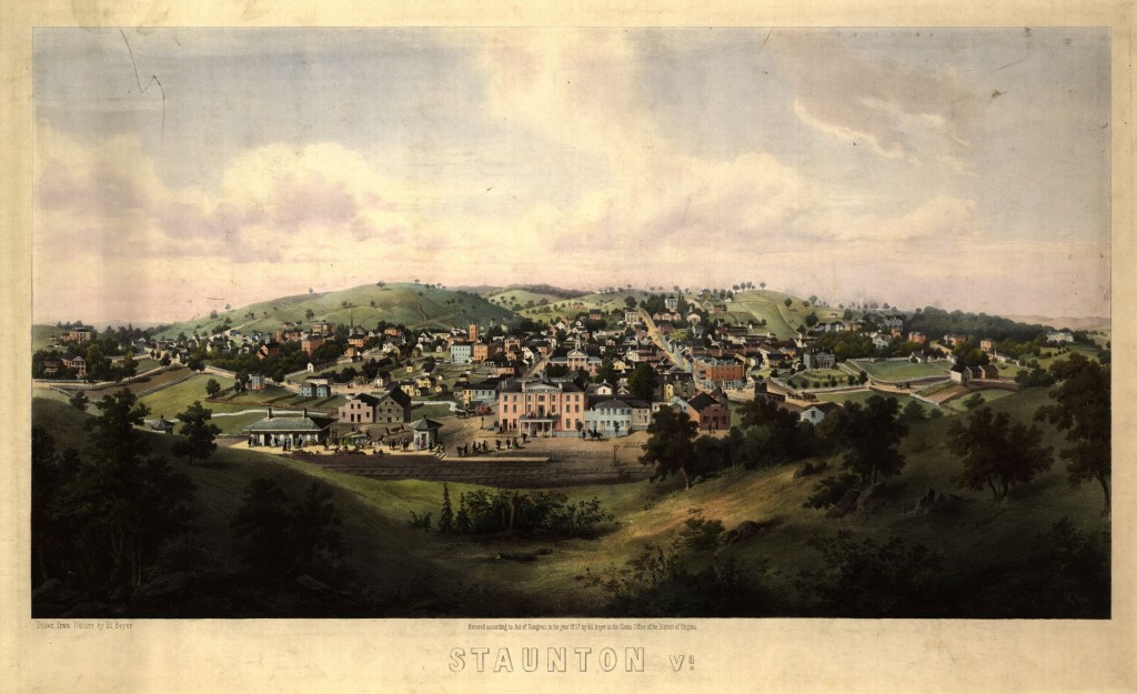 Lithograph of Staunton, by Edward Beyer (1857.)