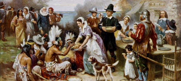 America's first Thanksgiving, 1621.