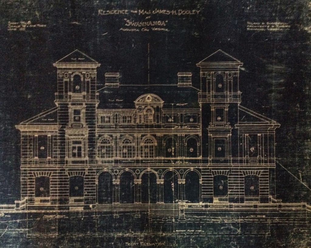 Blueprint of the palace.