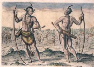 Painting of Powhatan Natives