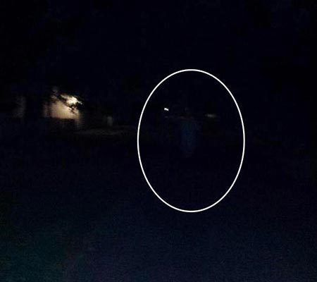 Mysterious shape caught on camera
