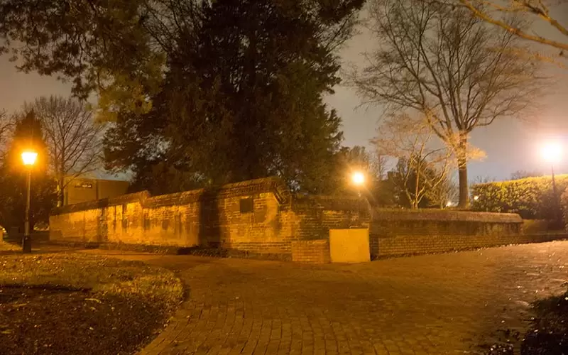 Pictures taken during a Colonial Ghosts Tour in Williamsburg, Virginia