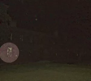 Strange shape caught on camera during a Colonial Ghost Tour in Williamsburg, Virginia